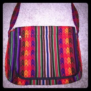 Peruvian Wool Handwoven Messenger Bag